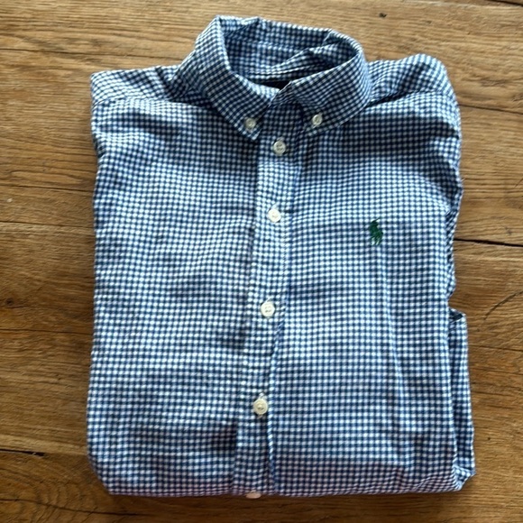 Ralph Lauren Other - Ralph Lauren Long Sleeve Striped/Plaid, Button Up Shirt Medium